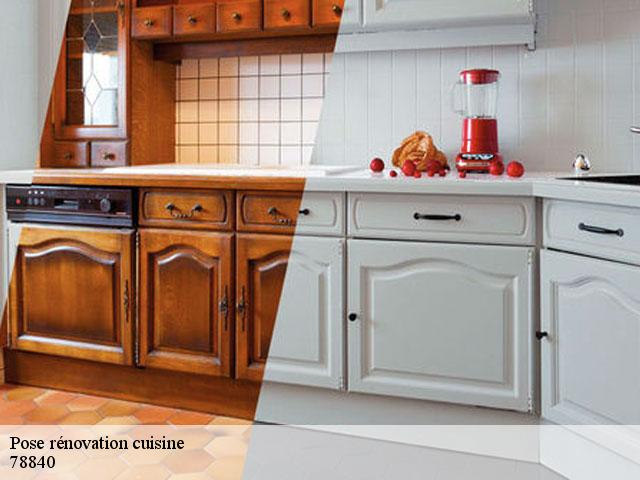 Pose rénovation cuisine 78840