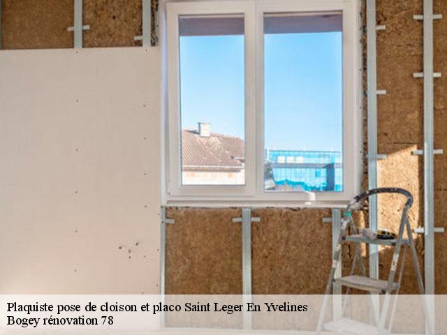 Plaquiste pose de cloison et placo saint-leger-en-yvelines-78610 Bogey rénovation 78
