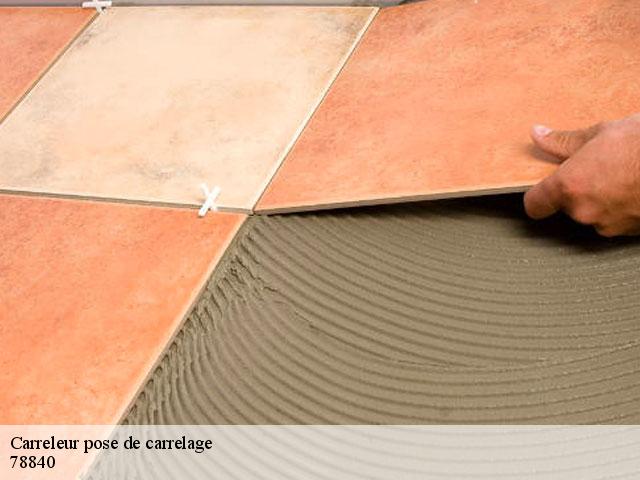Carreleur pose de carrelage 78840